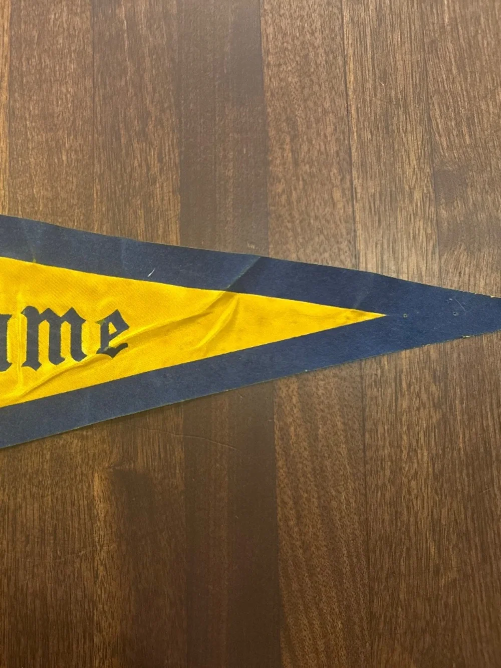 Vintage Notre Dame Pennant